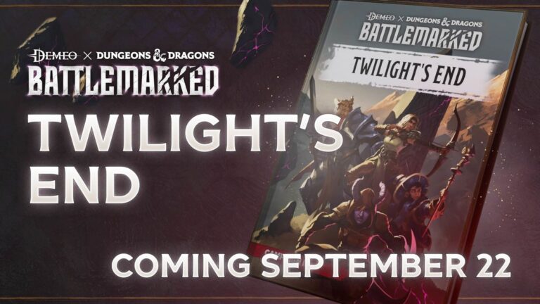Demeo x Dungeons & Dragons Battlemarked Campaign III Twilight's End promo art