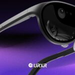URXR One lightweight spatial display glasses product render from Kickstarter