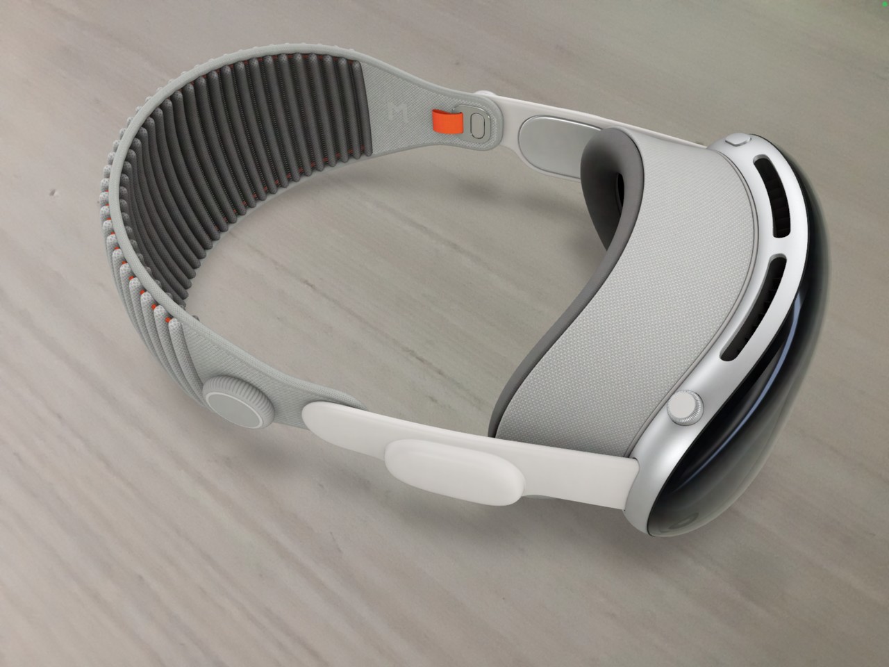Apple Vision Pro spatial computer render