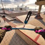 VMX VR BMX gameplay screenshot on Meta Quest