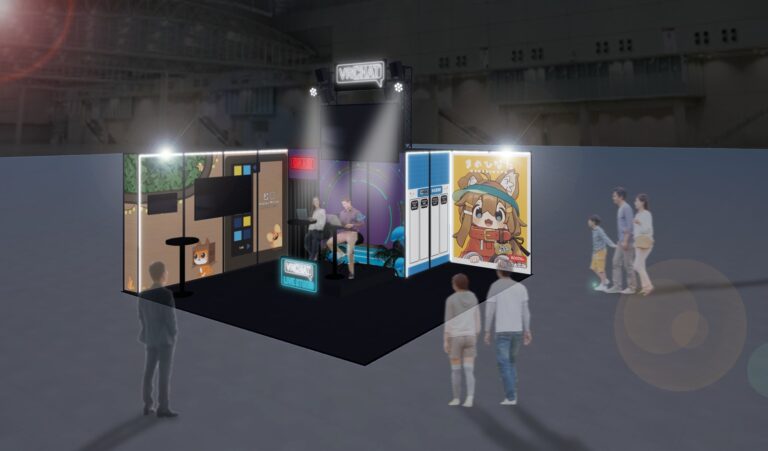 VRChat Tokyo Game Show 2026 booth concept art