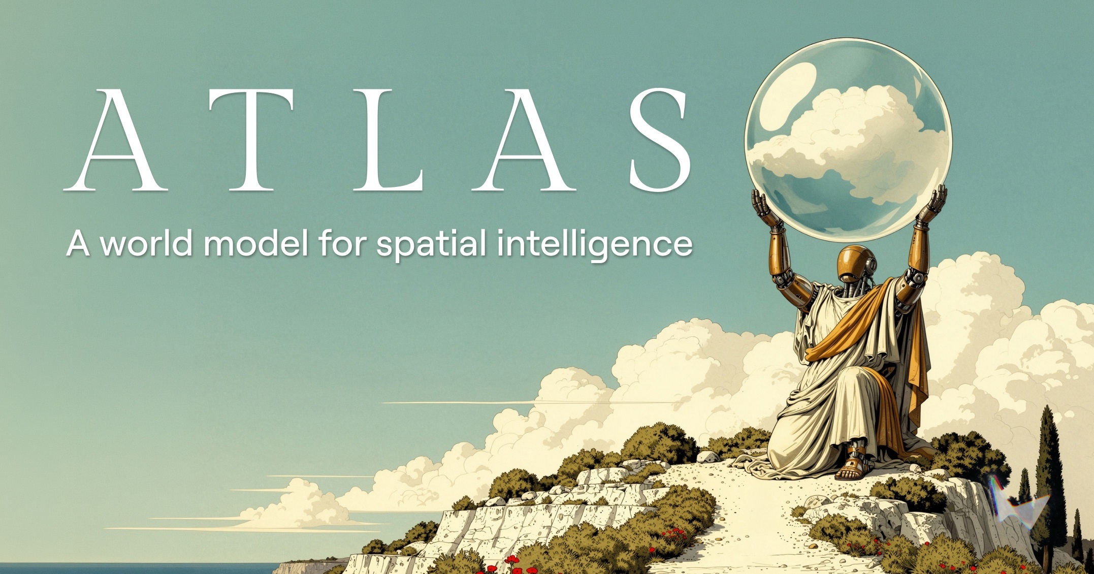World Labs Atlas world model promotional imagery