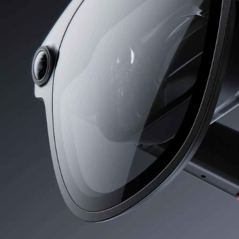 XREAL AURA glasses-style AR eyewear, under 95g on-head weight