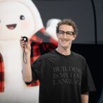 Mark Zuckerberg presents Muse Charm on stage at Meta Connect 2026
