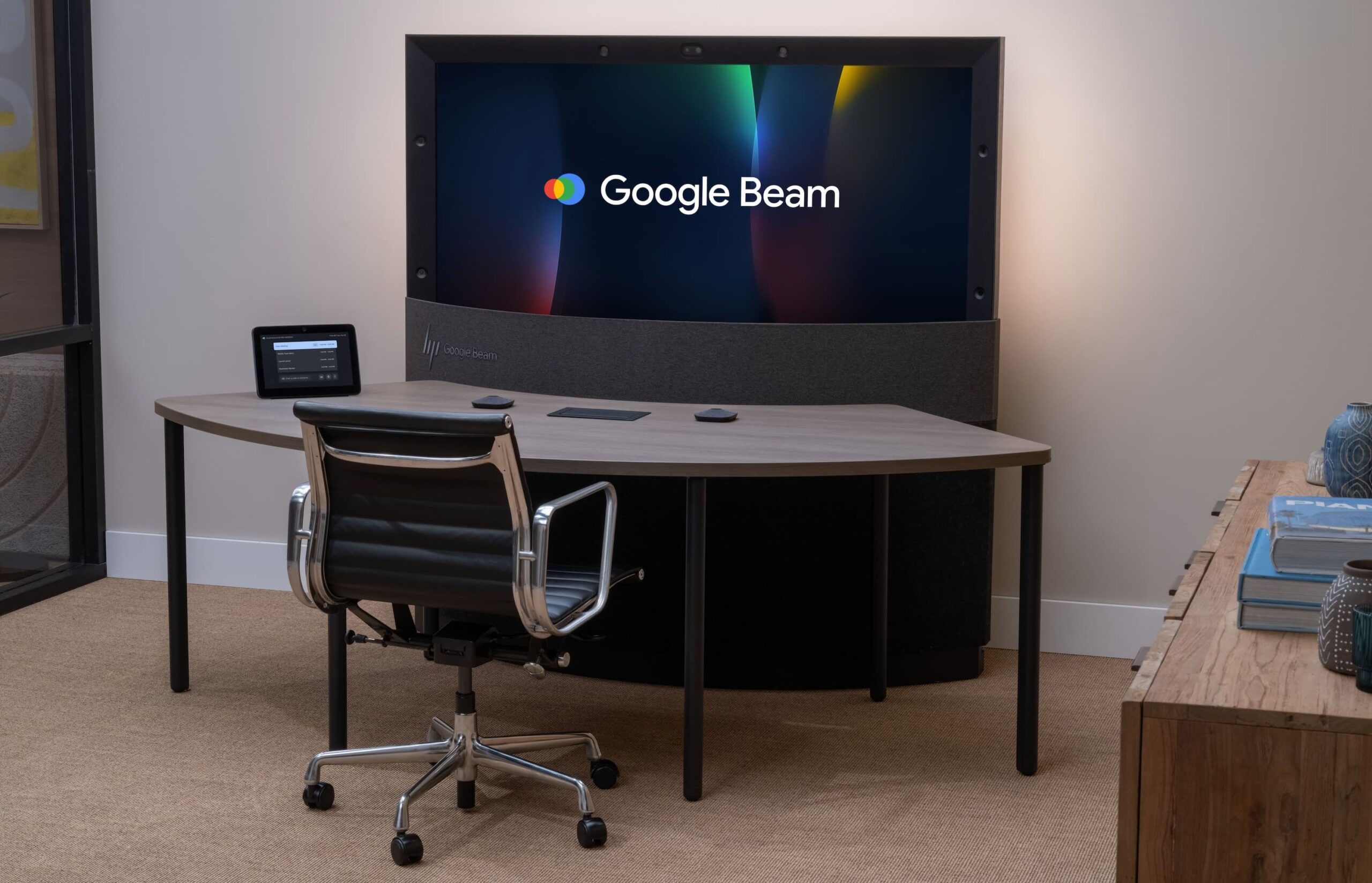 HP Dimension with Google Beam hardware in an office setting