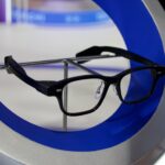 Alibaba Quark AI glasses on display at WAIC 2025 in Shanghai. Photo: Xuthoria, Wikimedia Commons, CC BY-SA 4.0