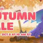 Official Steam Autumn Sale 2026 banner, October 1 to 8 at 10 AM PT