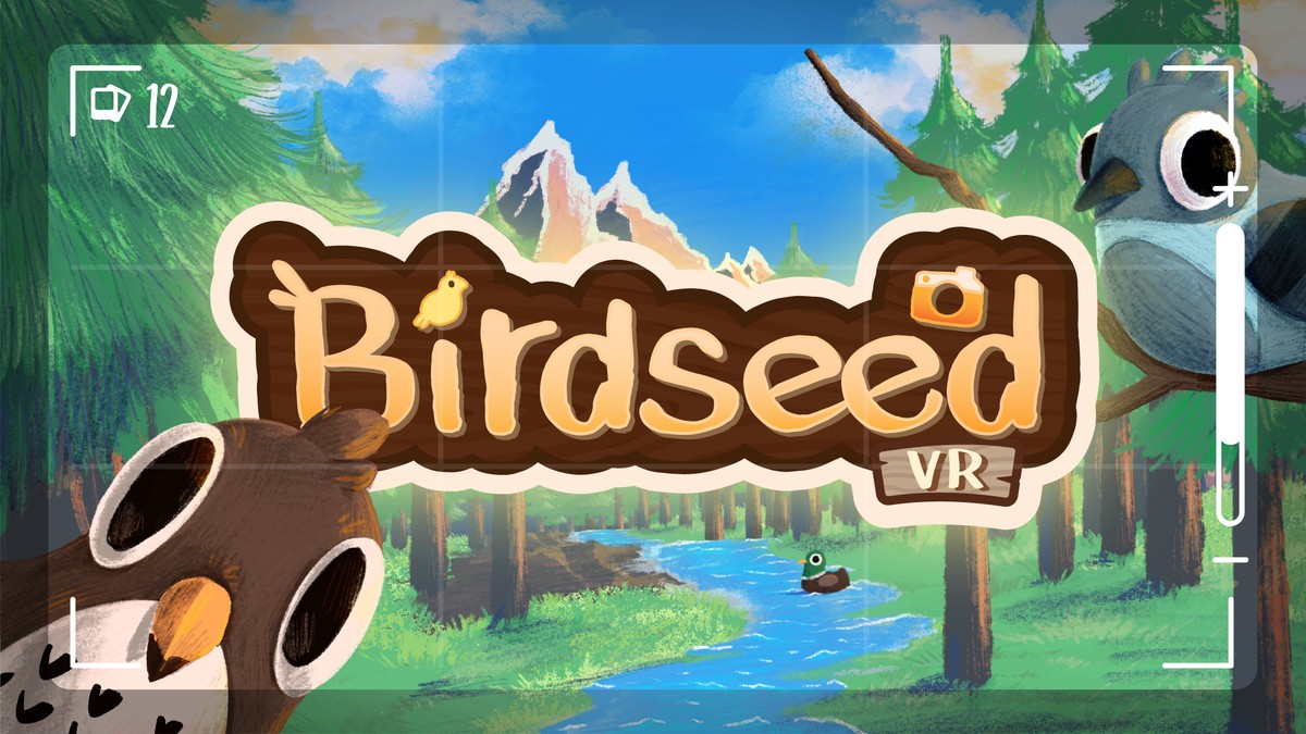 Birdseed VR cozy birdwatching photography game