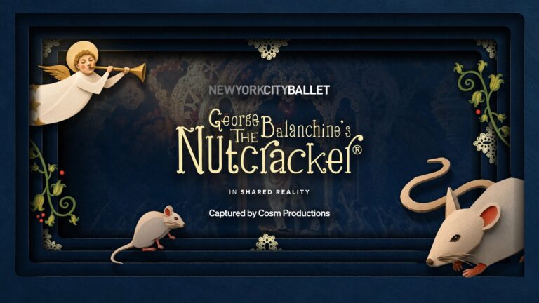 Key art for George Balanchine's The Nutcracker in Shared Reality, captured by Cosm for New York City Ballet