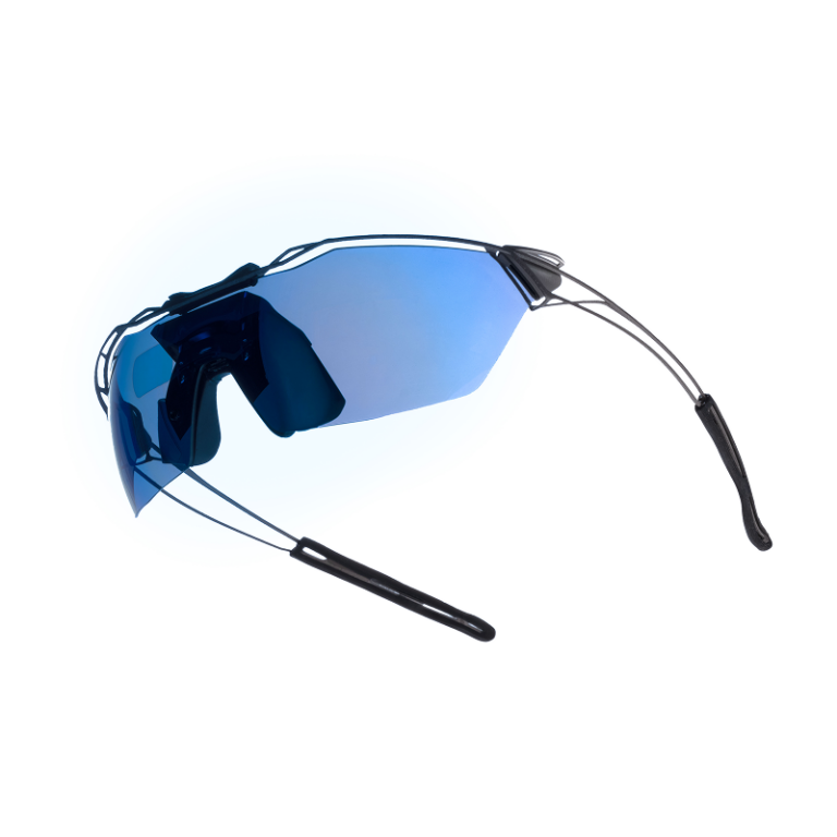 ENGO engo3 Titanium AR sport glasses in Azure, product packshot