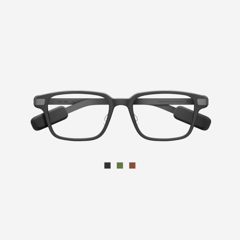 Even Realities G2 smart glasses with a calendar overlay (image: Even Realities)