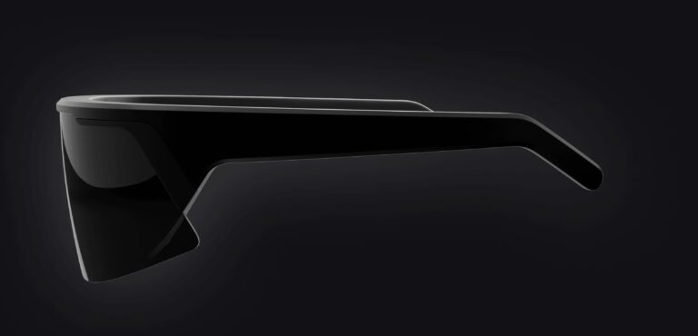 Immersed Visor productivity headset — official product render in black midnight finish