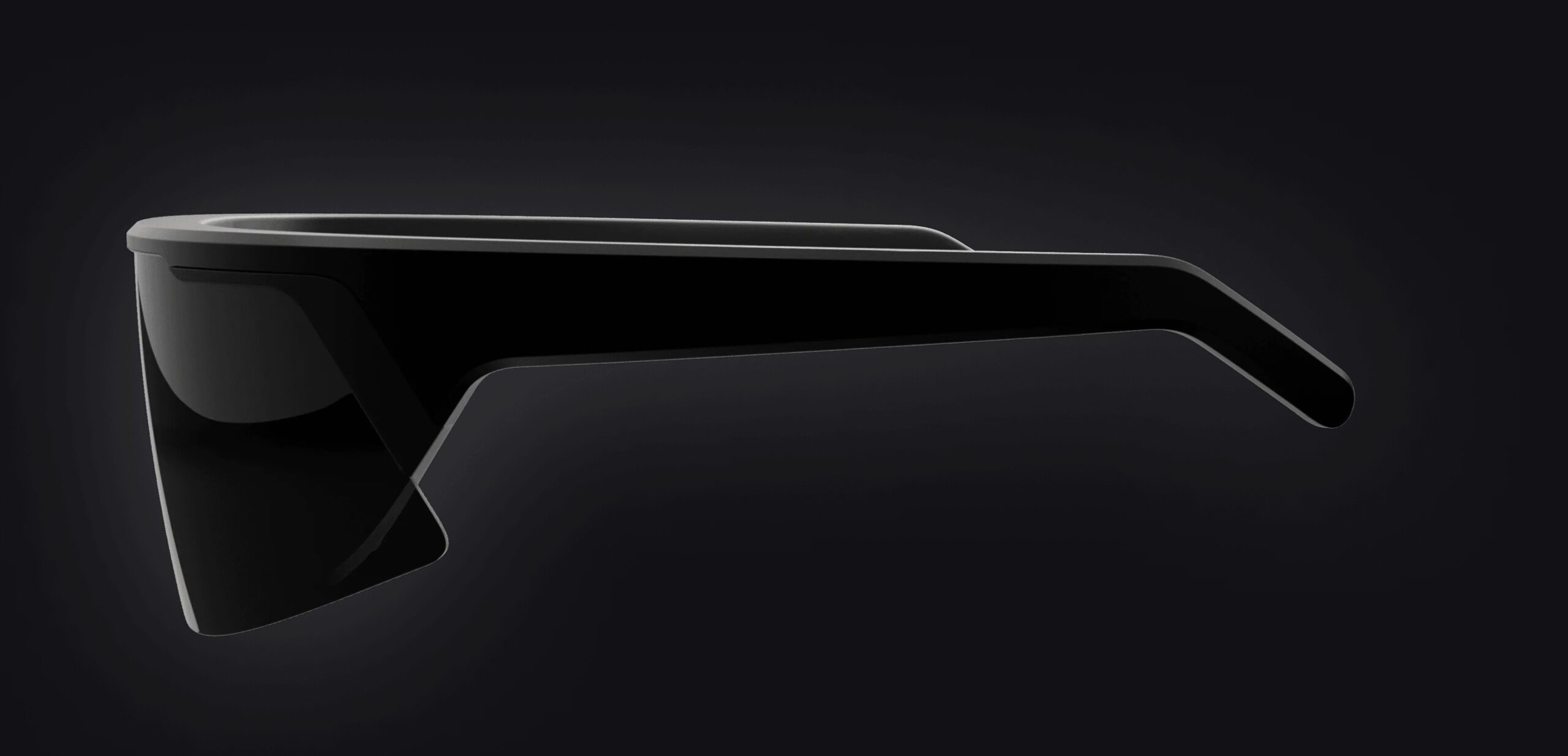 Immersed Visor productivity headset — official product render in black midnight finish