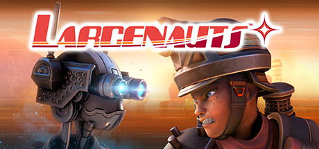 Larcenauts Steam store header art from Impulse Gear