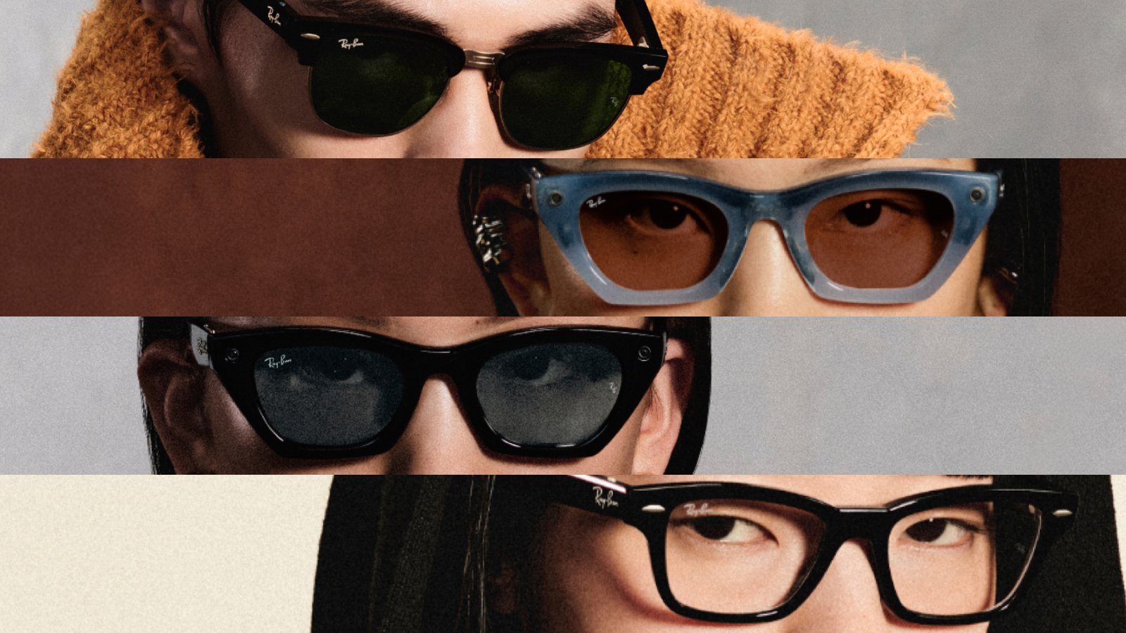 Ray-Ban Meta and Meta AI glasses product photography from Meta press materials