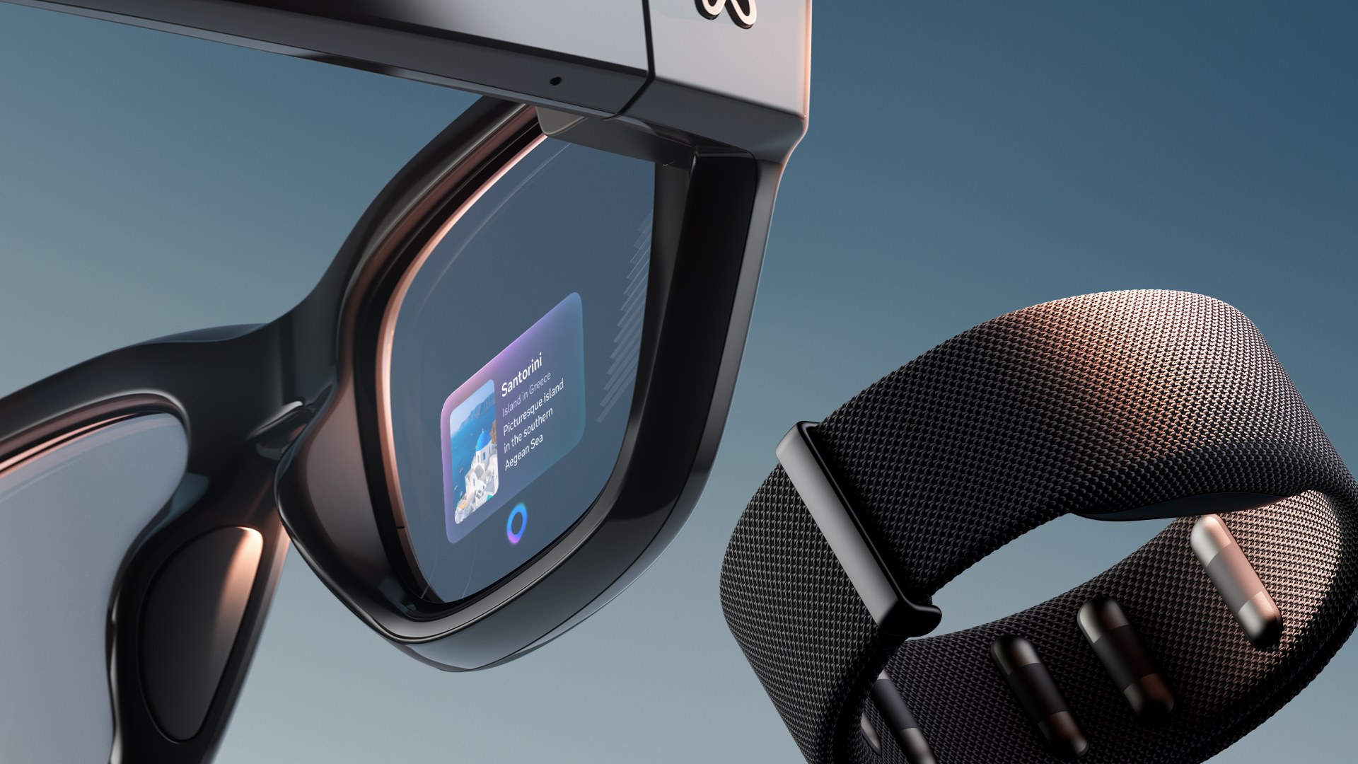 Meta Ray-Ban Display smart glasses product photography