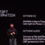 Carl Pei, Nothing co-founder and CEO, speaking at NOTHING@TOKYO event in April 2024