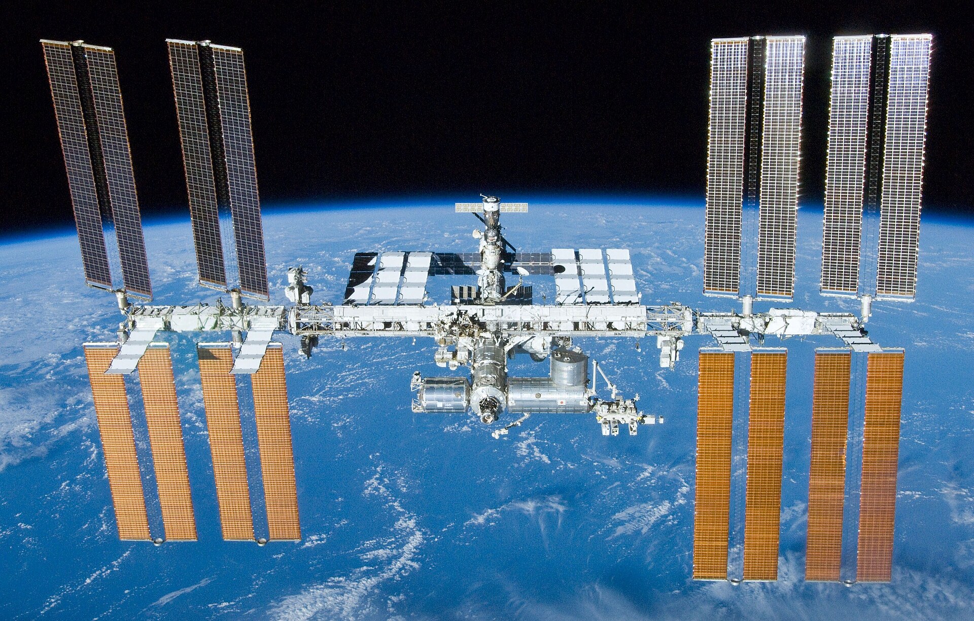 International Space Station after STS-132 undocking