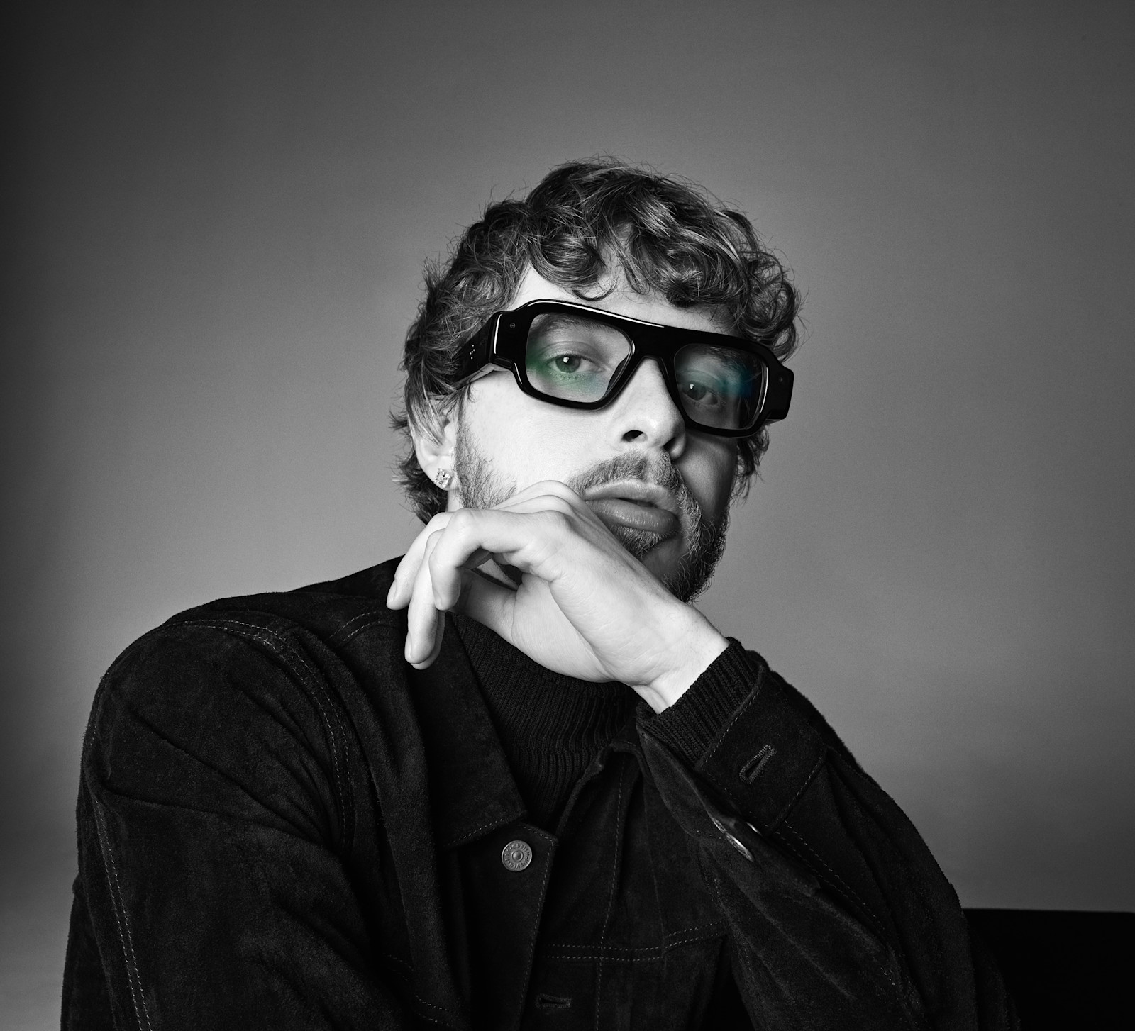 Person wearing Snap Specs AR glasses outdoors