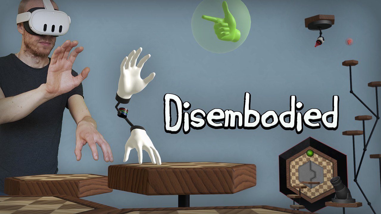 Disembodied launch trailer still Middle Man Games