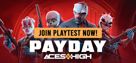 PAYDAY: Aces High key art, the VR co-op heist game from Fast Travel Games with a Steam Next Fest demo