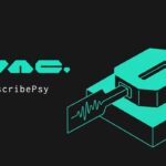 QVAC TranscribePsy press graphic showing a waveform entering a device and text coming out