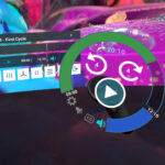 Whirligig Media Player playback controls in VR, official Steam store screenshot