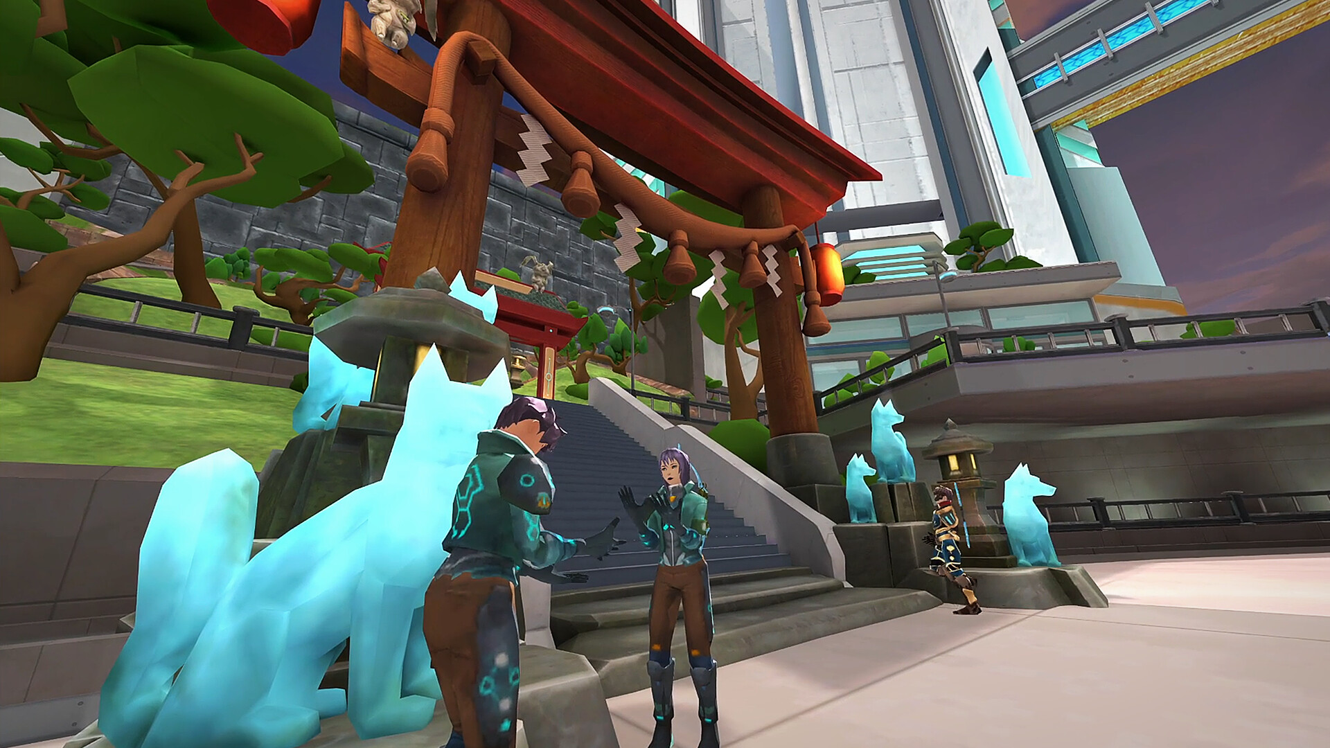 Zenith: Nexus VR MMORPG combat and exploration screenshot from Ramen VR